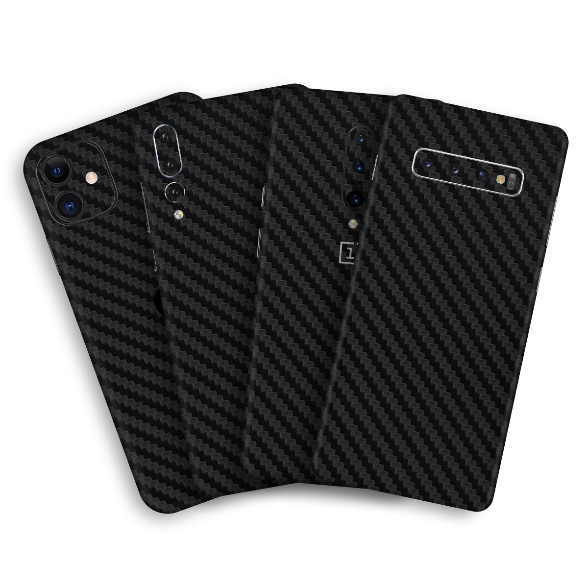 Black Carbon Mobile Skin / Mobile Wrap for Apple Iphone Xs