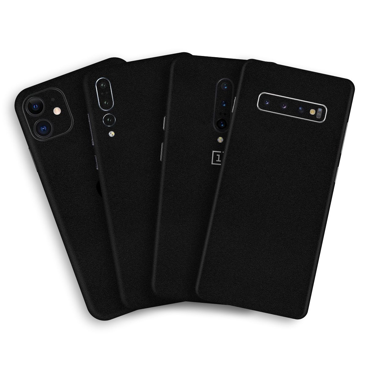 Matte Black Mobile Skin / Mobile Wrap for Google Pixel 3