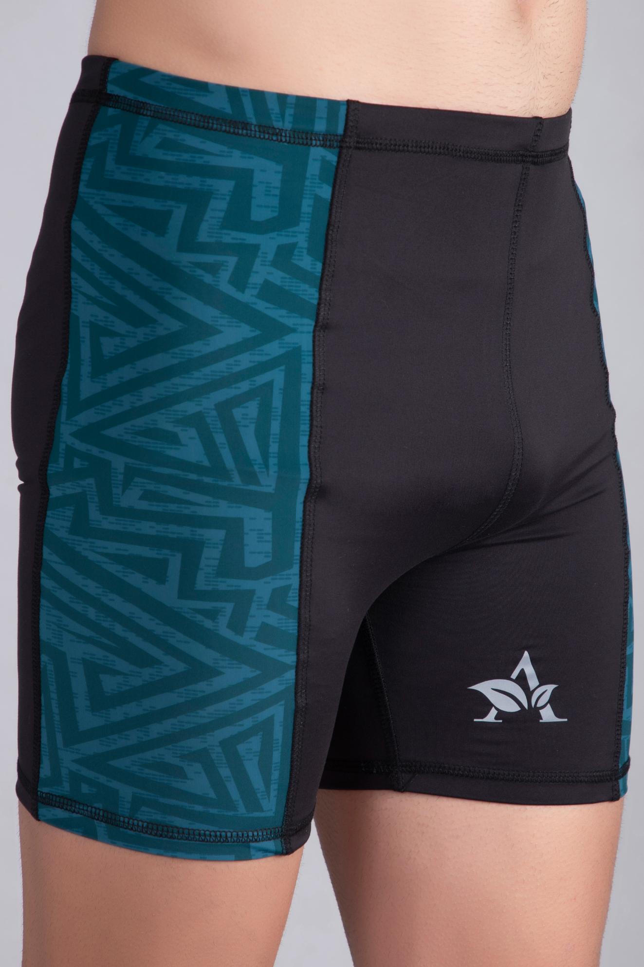 Men Slim Fit Printed Swim Shorts