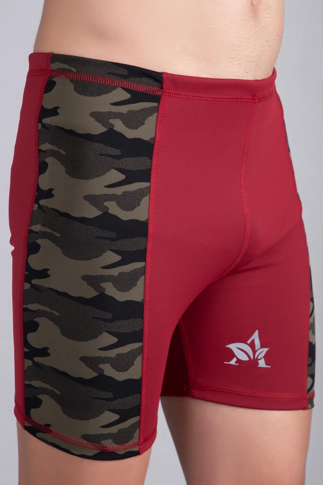 Men Printed Slim-fit Swim Shorts