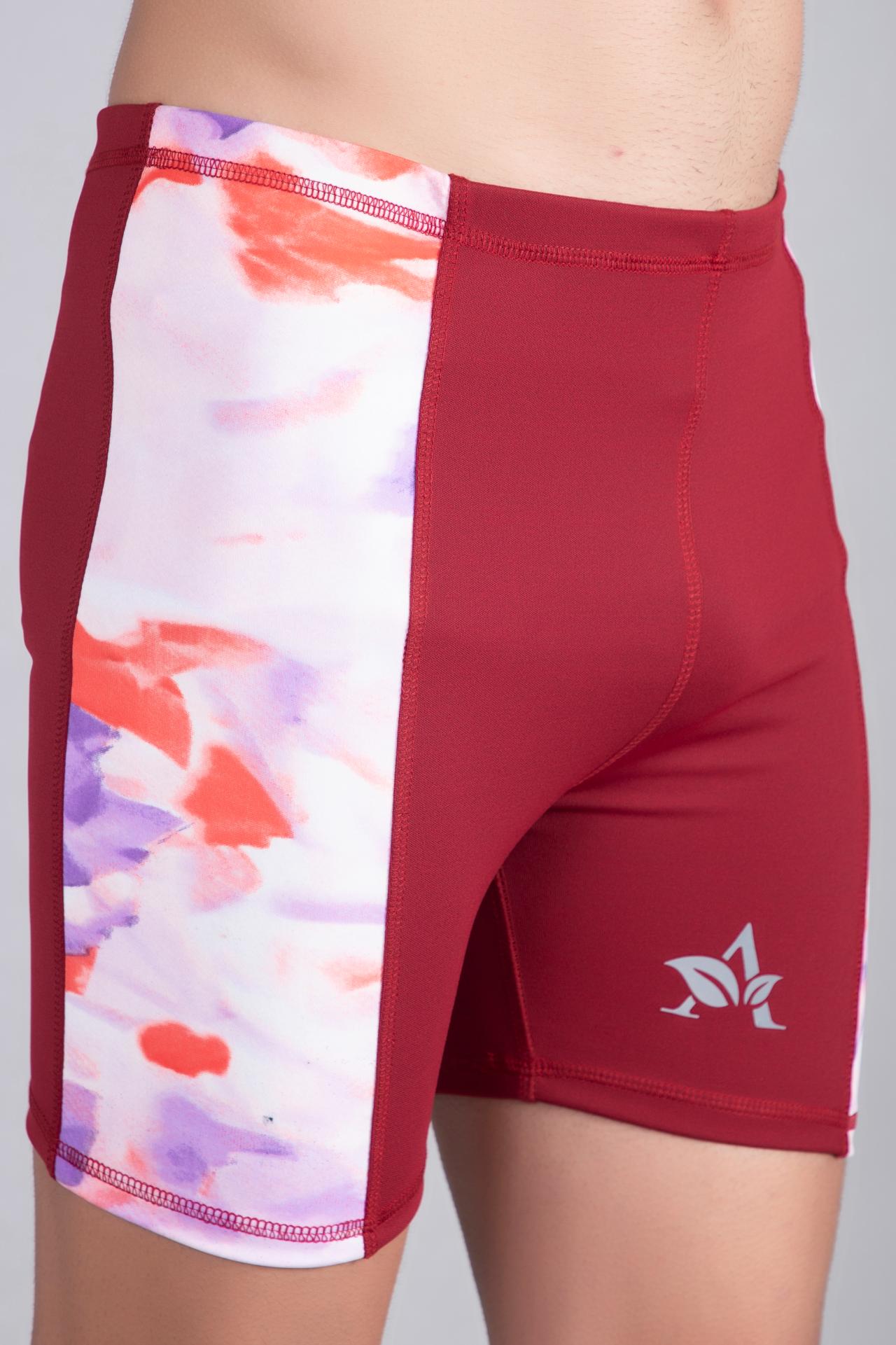 Men Slim Fit Printed Swim Shorts