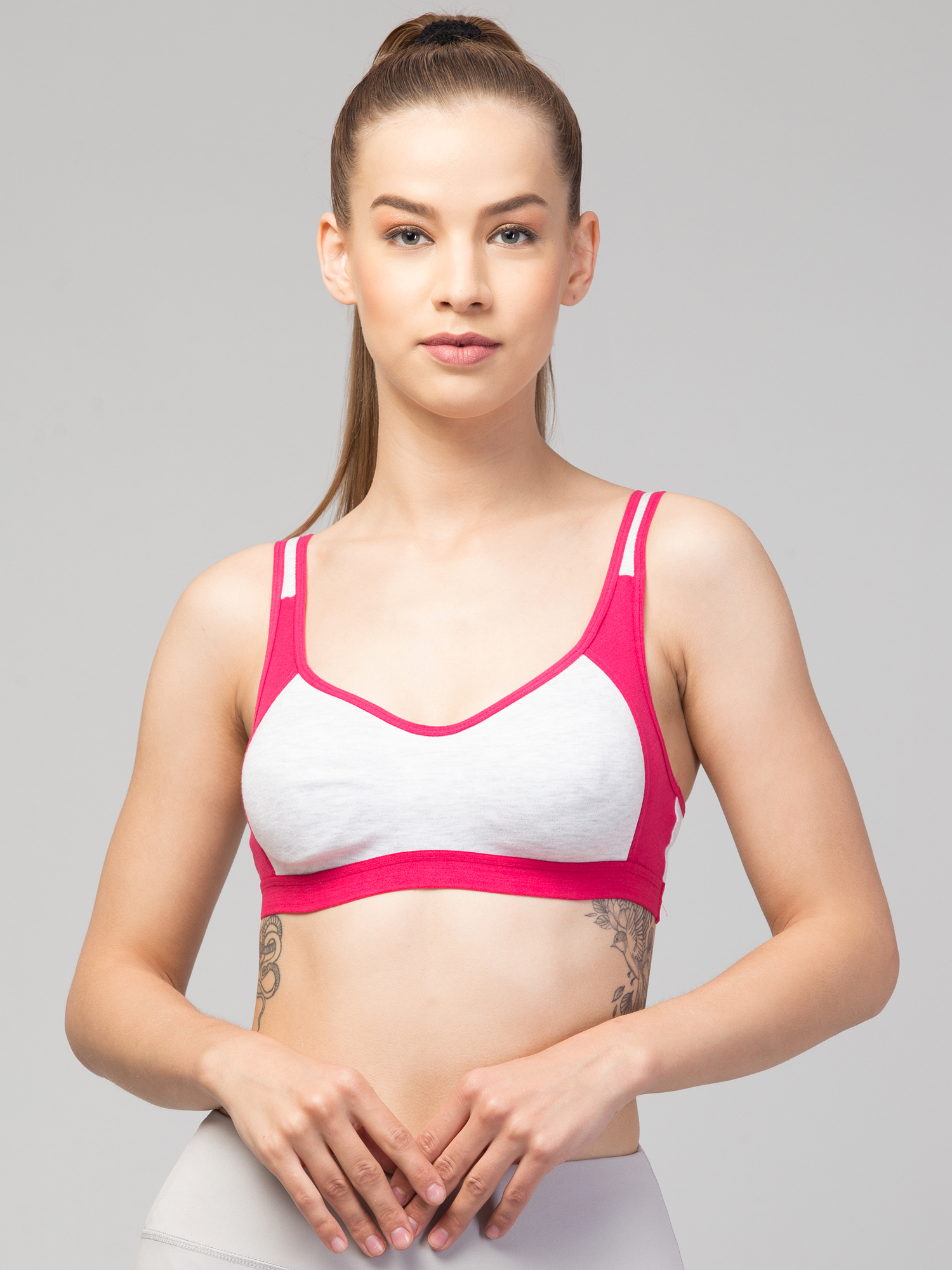 Non-Padded Double Layer Cup Sports Bra