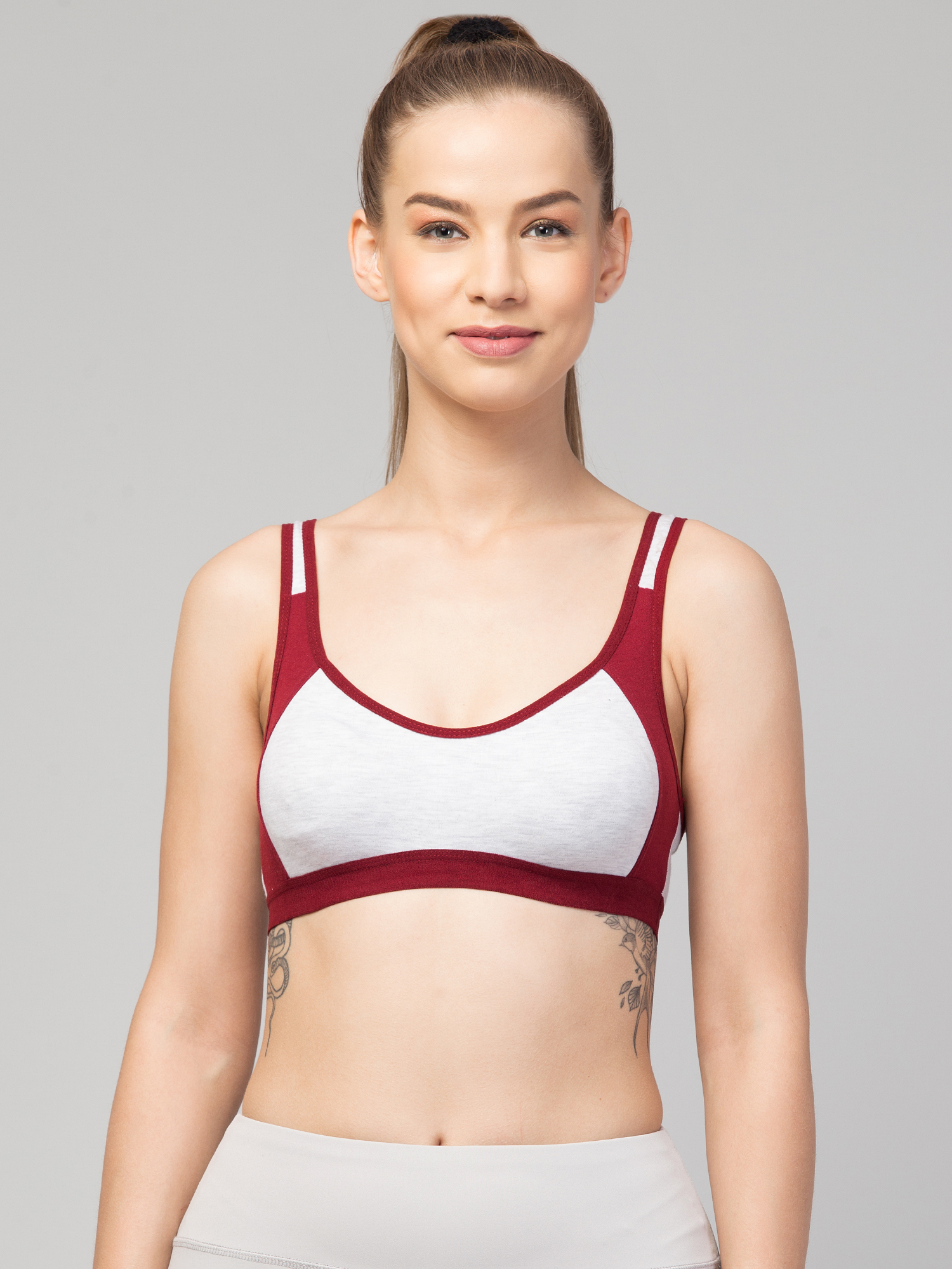 Non-Padded Double Layer Cup Sports Bra