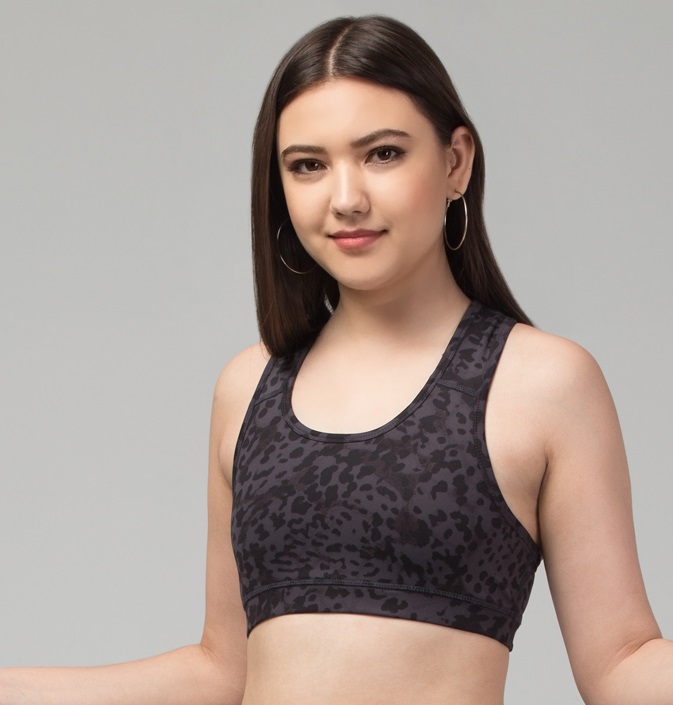 Removal-Padded  & Double Layer Cup Sports Bra