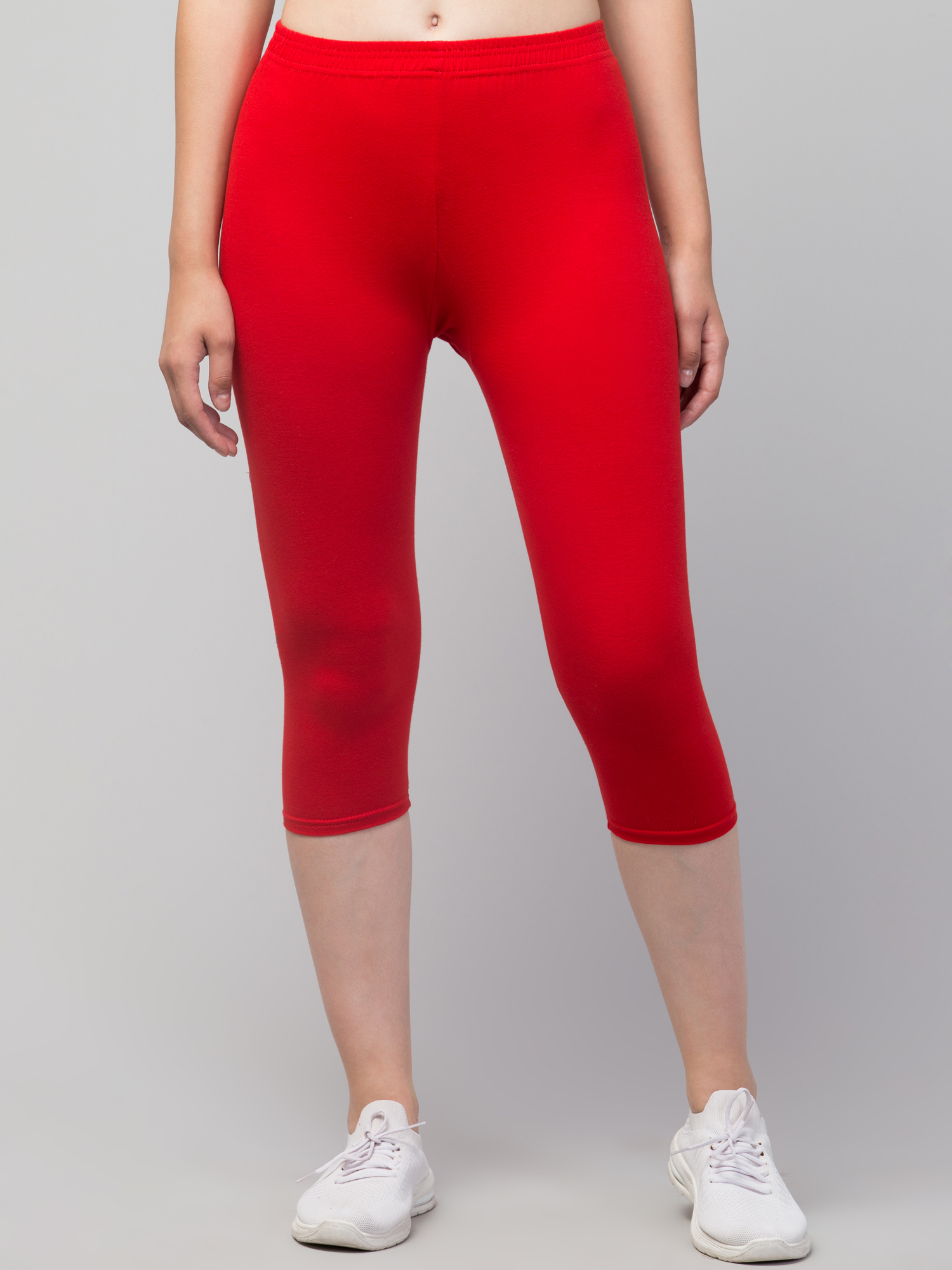 Mid Rise Skinny Fit Capris