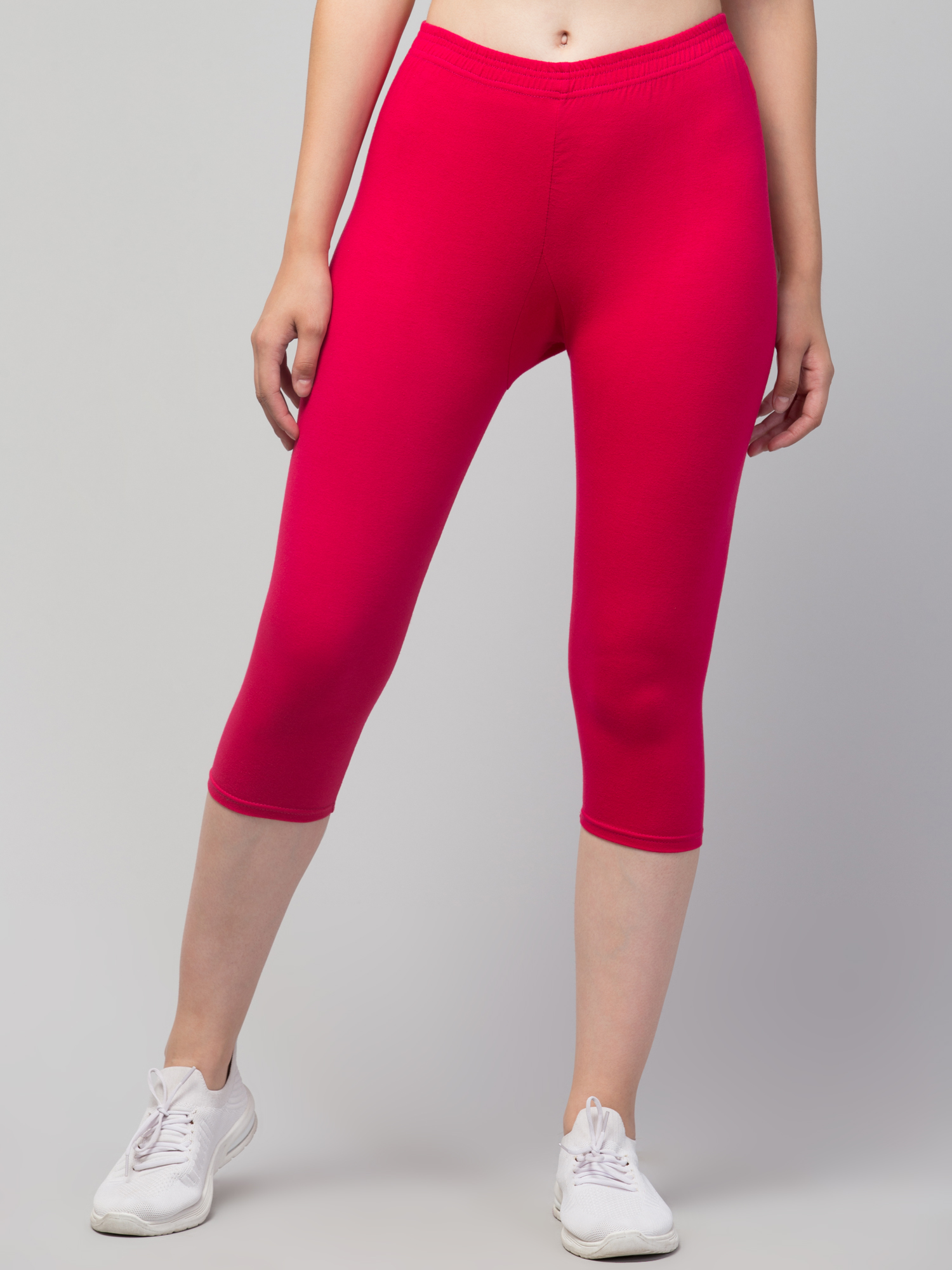 Mid Rise Skinny Fit Capris