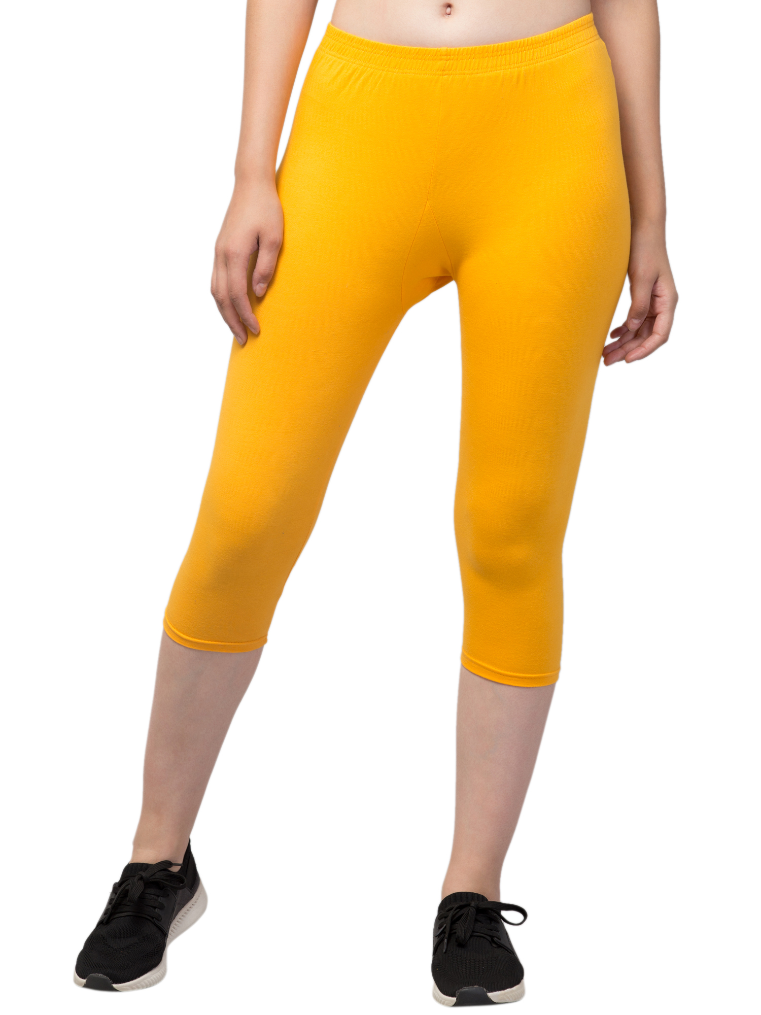 Mid Rise Skinny Fit Capris