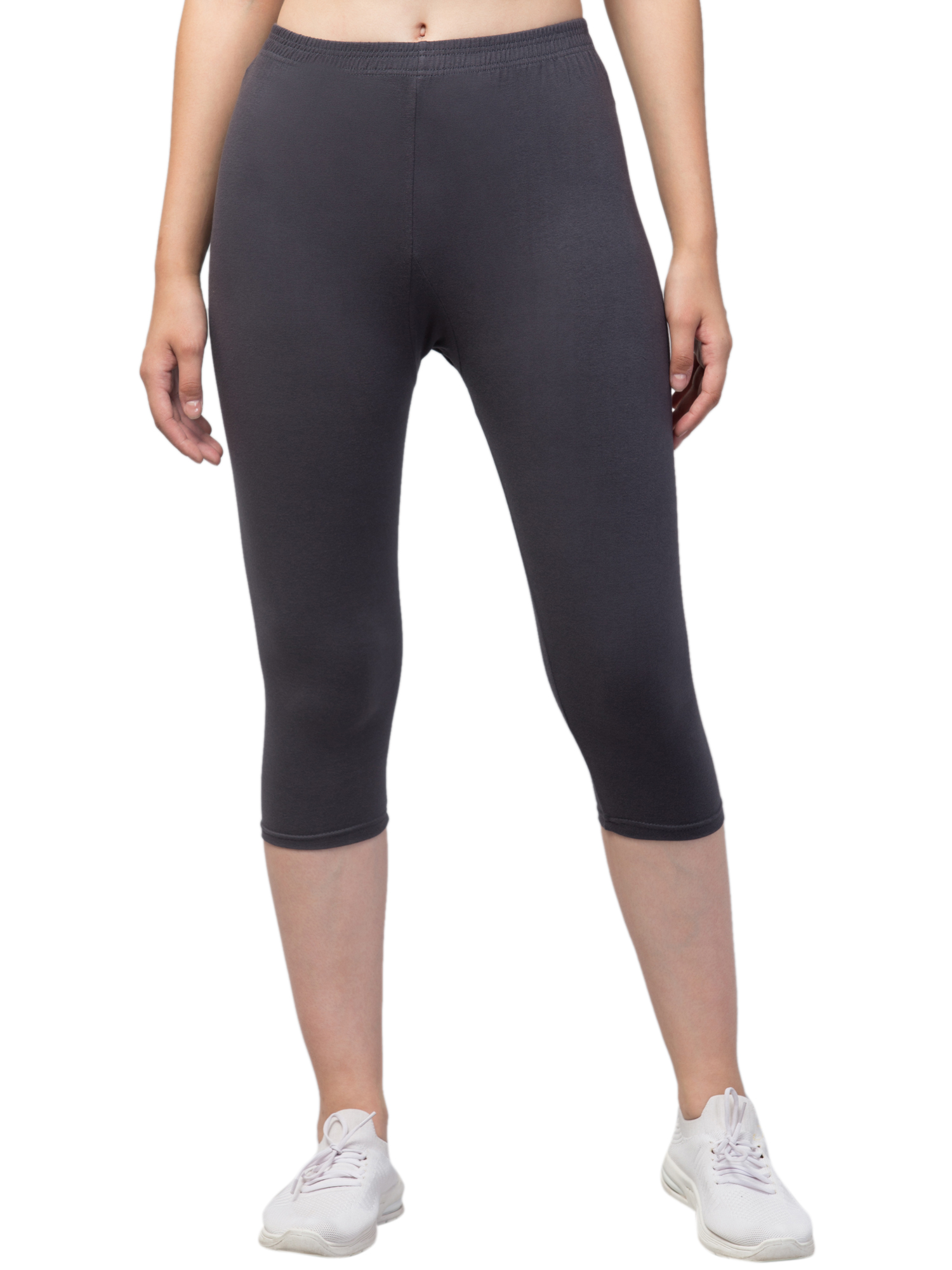 Mid Rise Skinny Fit Capris