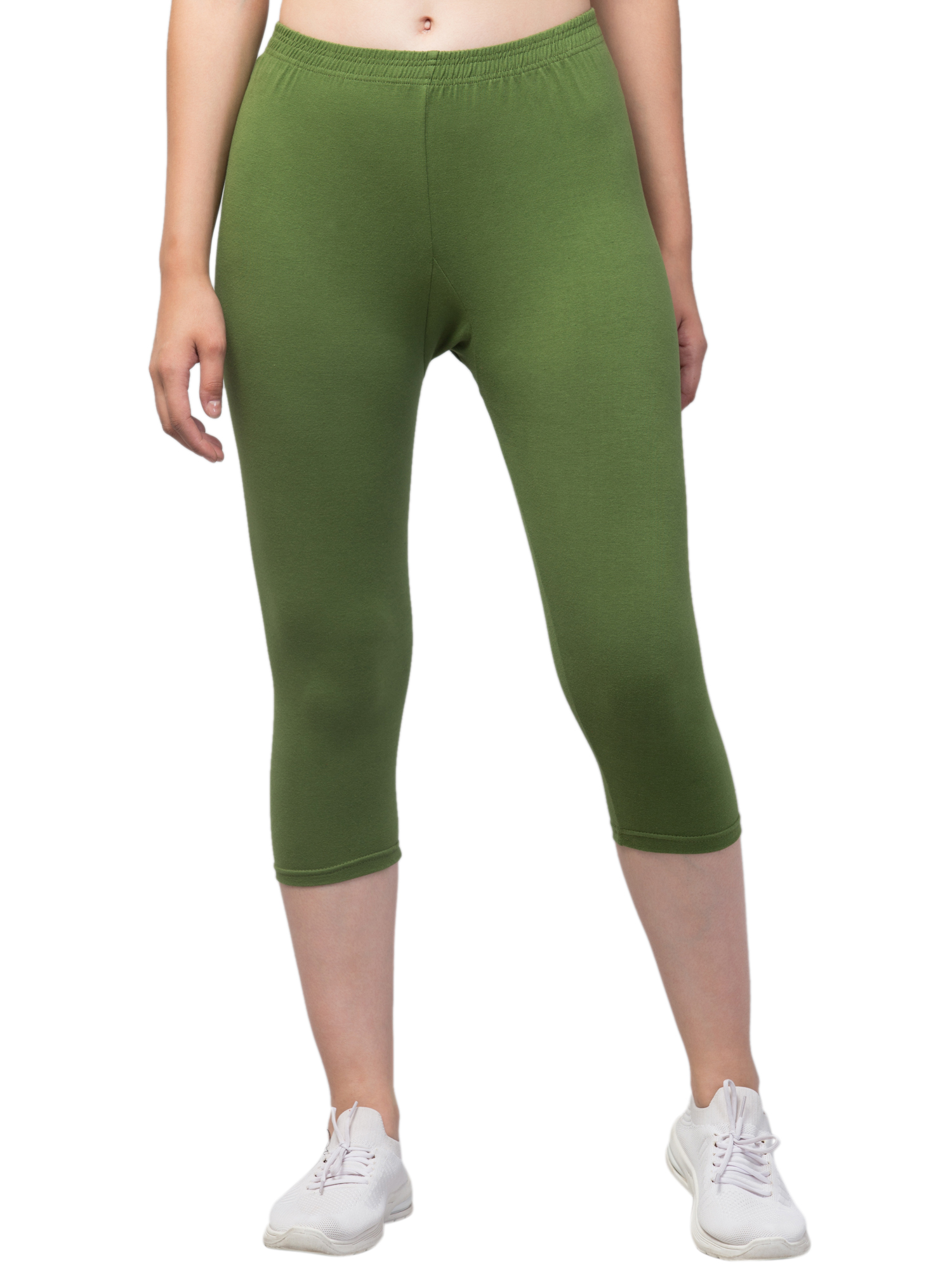 Mid Rise Skinny Fit Capris