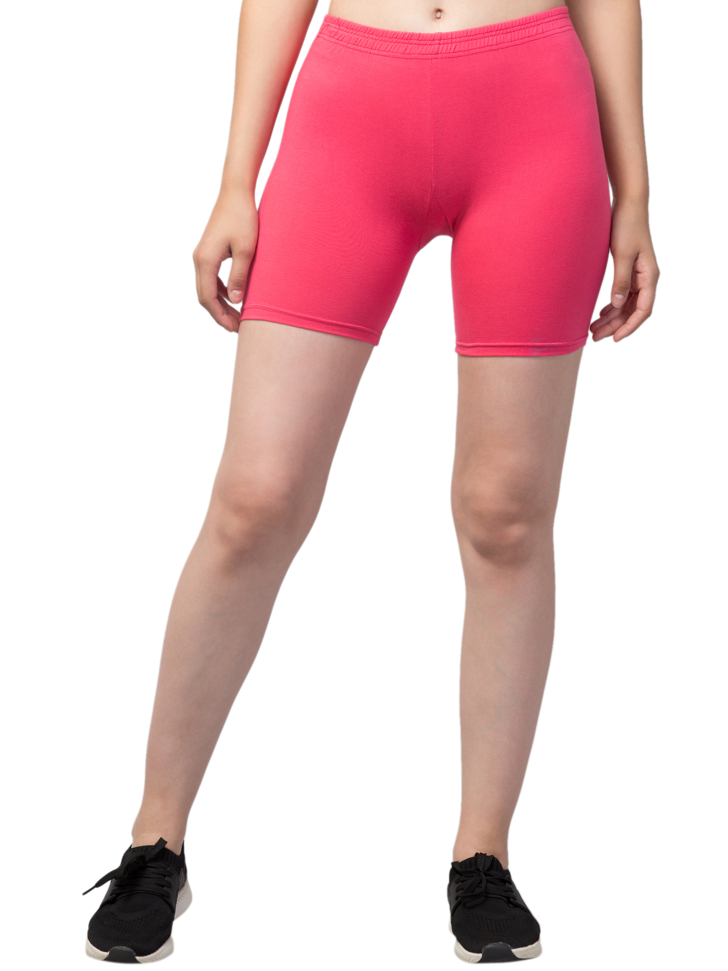 Women Solid Cycling Shorts, Regular Shorts, Compression Shorts