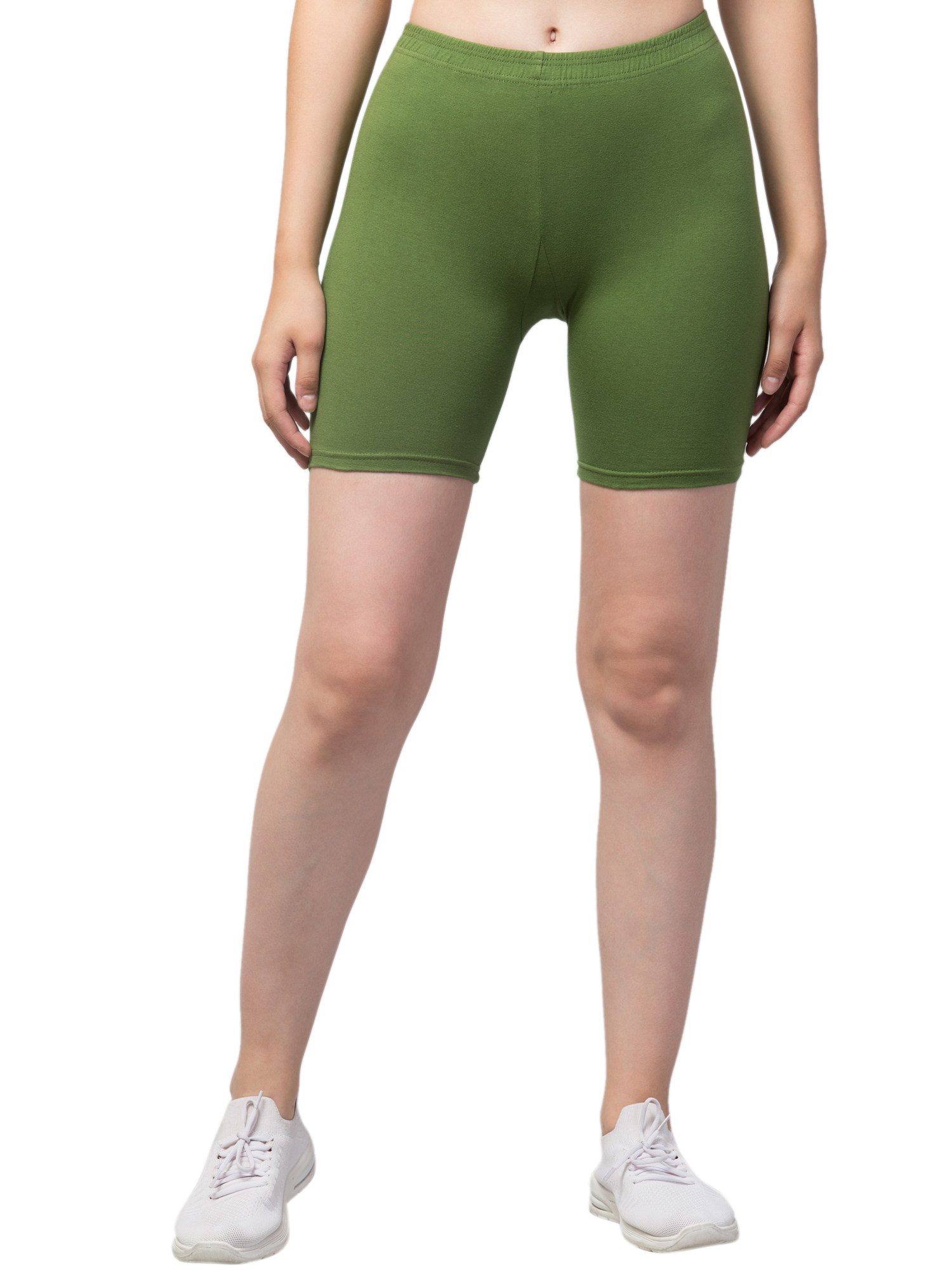 Women Solid Cycling Shorts, Regular Shorts, Compression Shorts