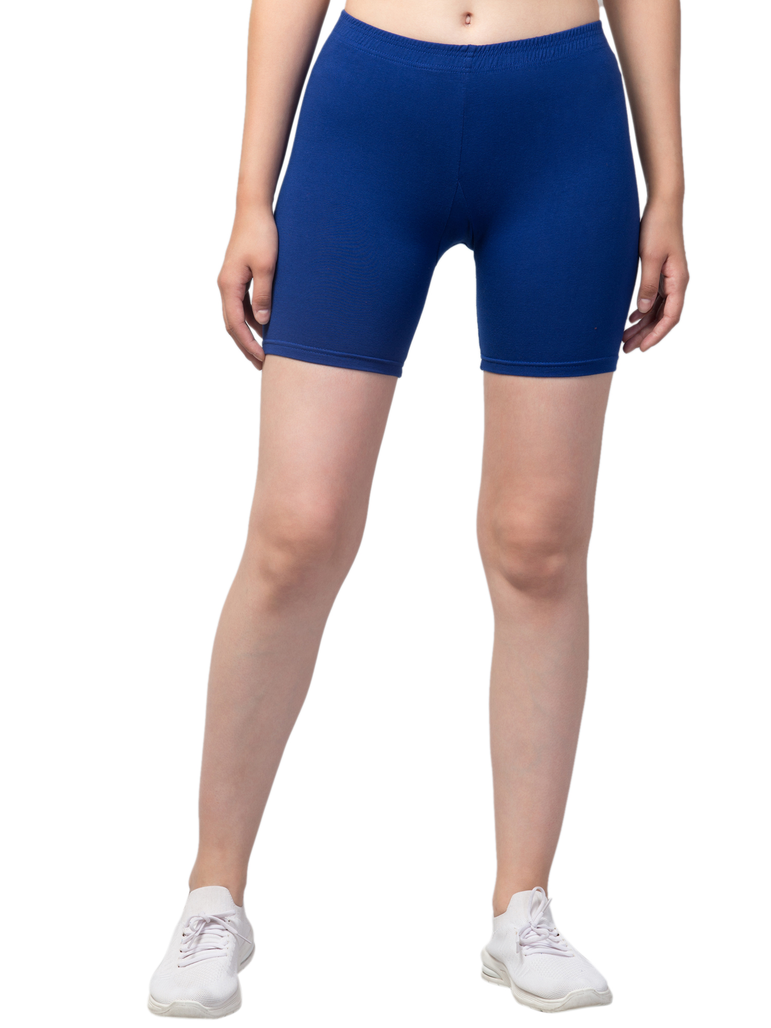 Women Solid Cycling Shorts, Regular Shorts, Compression Shorts