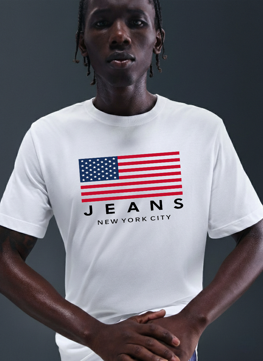 Men Solid Round Neck Pure Cotton Blend  T-Shirt