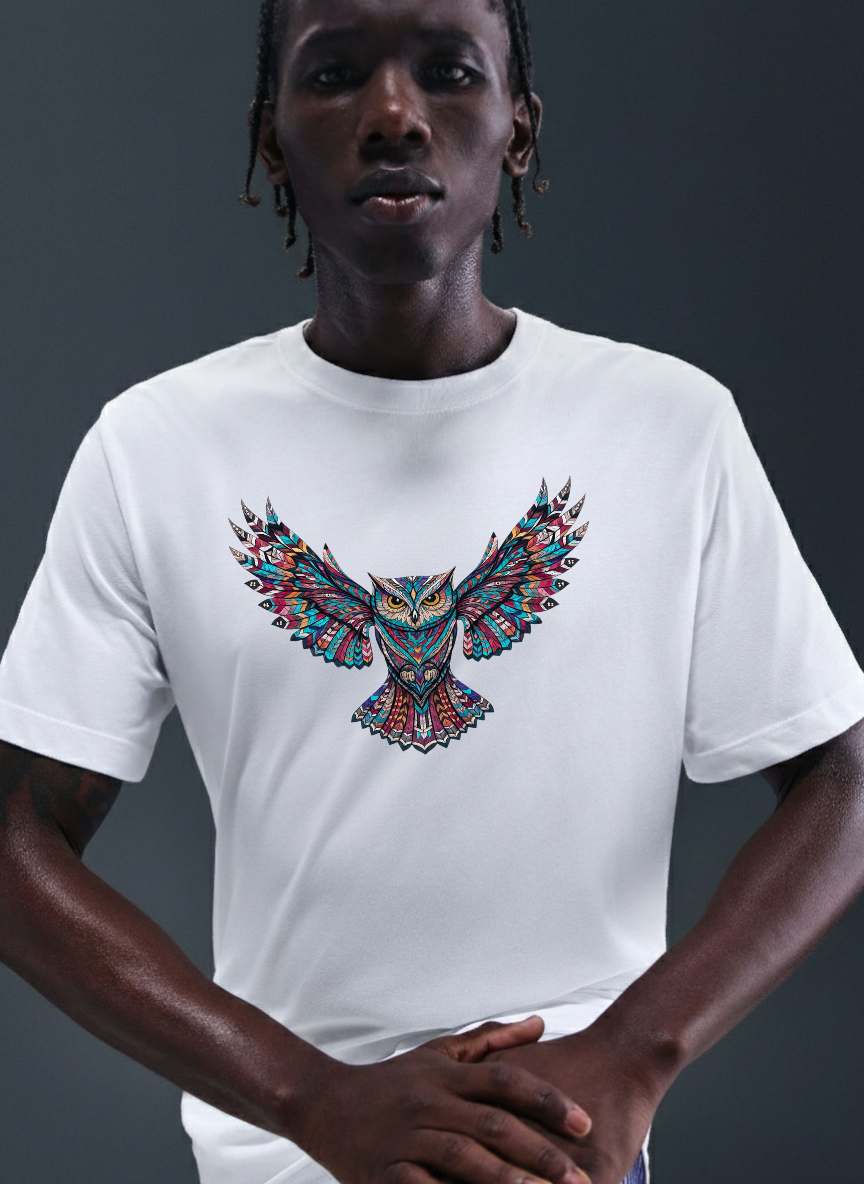Men Solid Round Neck Pure Cotton Blend  T-Shirt