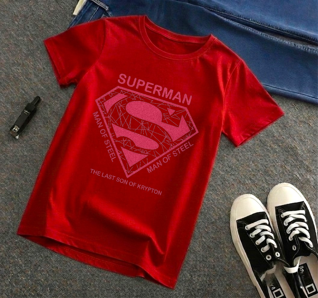 Pure Cotton Tshirt For Kids - Red